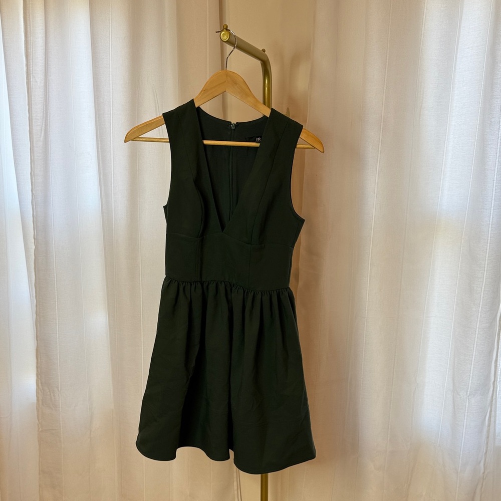 Banana Republic Forest Green Mini Dress